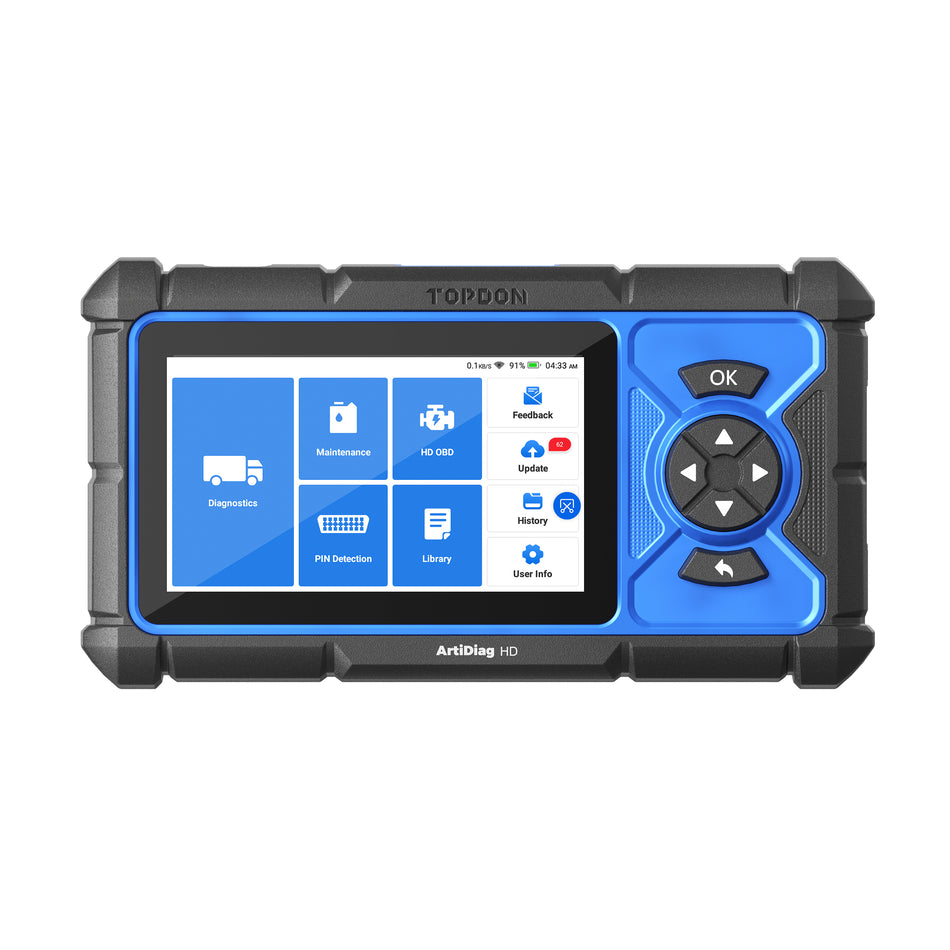 Topdon ArtiDiag HD – Full-System Heavy-Duty Diagnostic Scanner for Trucks & Machinery