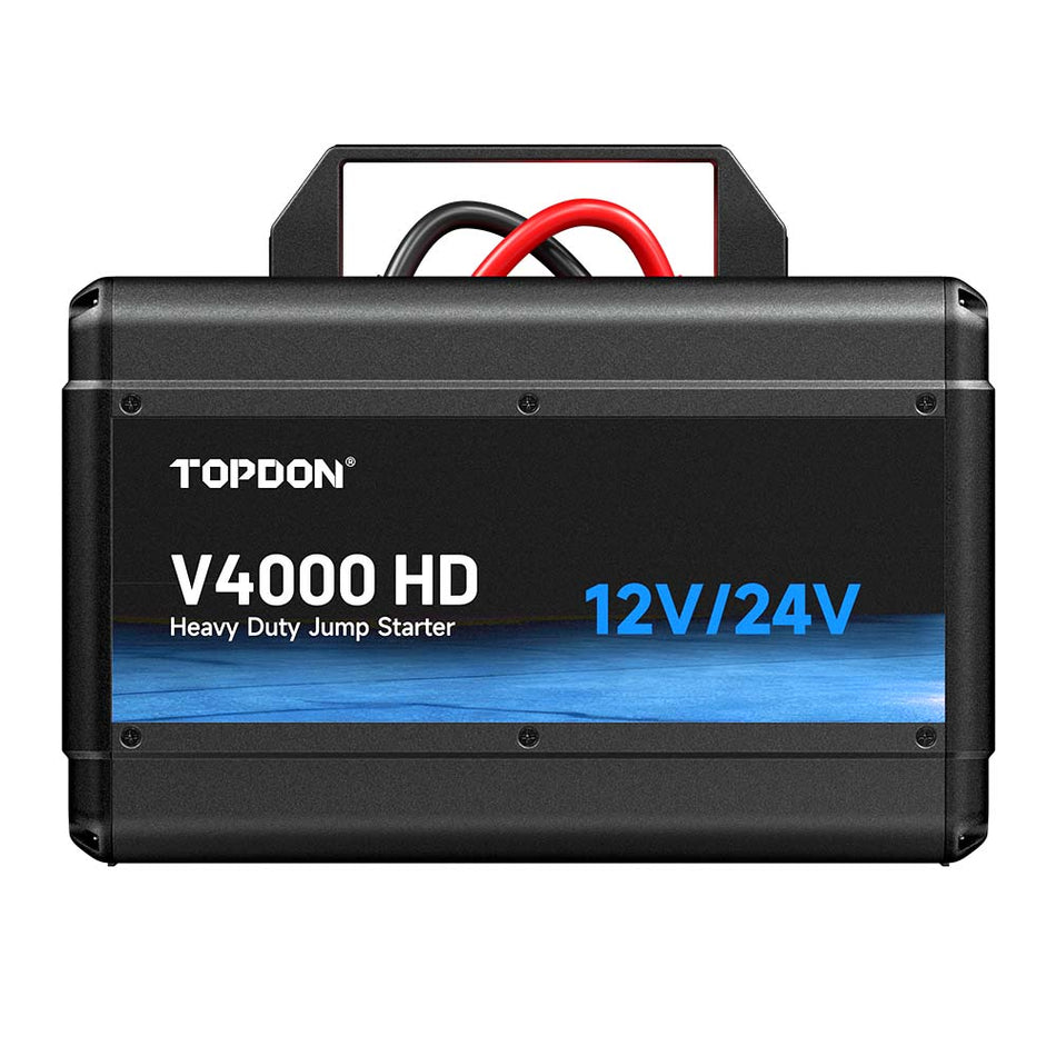 TOPDON V4000 HD Heavy Duty Jump Starter (12V / 24V, 4000A)
