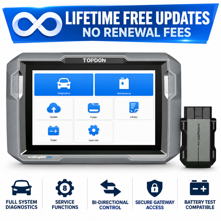 TOPDON ArtiDiag900 Lite Diagnostic Scanner – Lifetime Free Updates