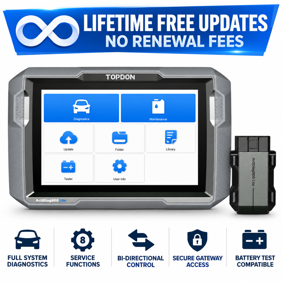 TOPDON ArtiDiag900 Lite Diagnostic Scanner – Lifetime Free Updates
