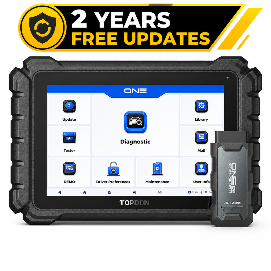 Topdon ONE Professional Diagnostic Scan Tool | ECU Coding, Topology & 50+ Services