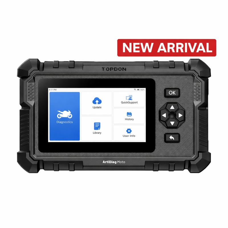Topdon Artidiag Moto Motorcycle Diagnostic Scan Tool