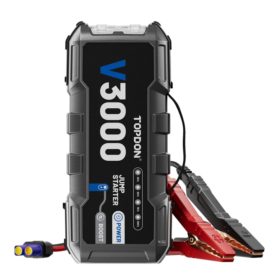 Topdon V3000 – 3000A Heavy-Duty Jump Starter & Power Bank