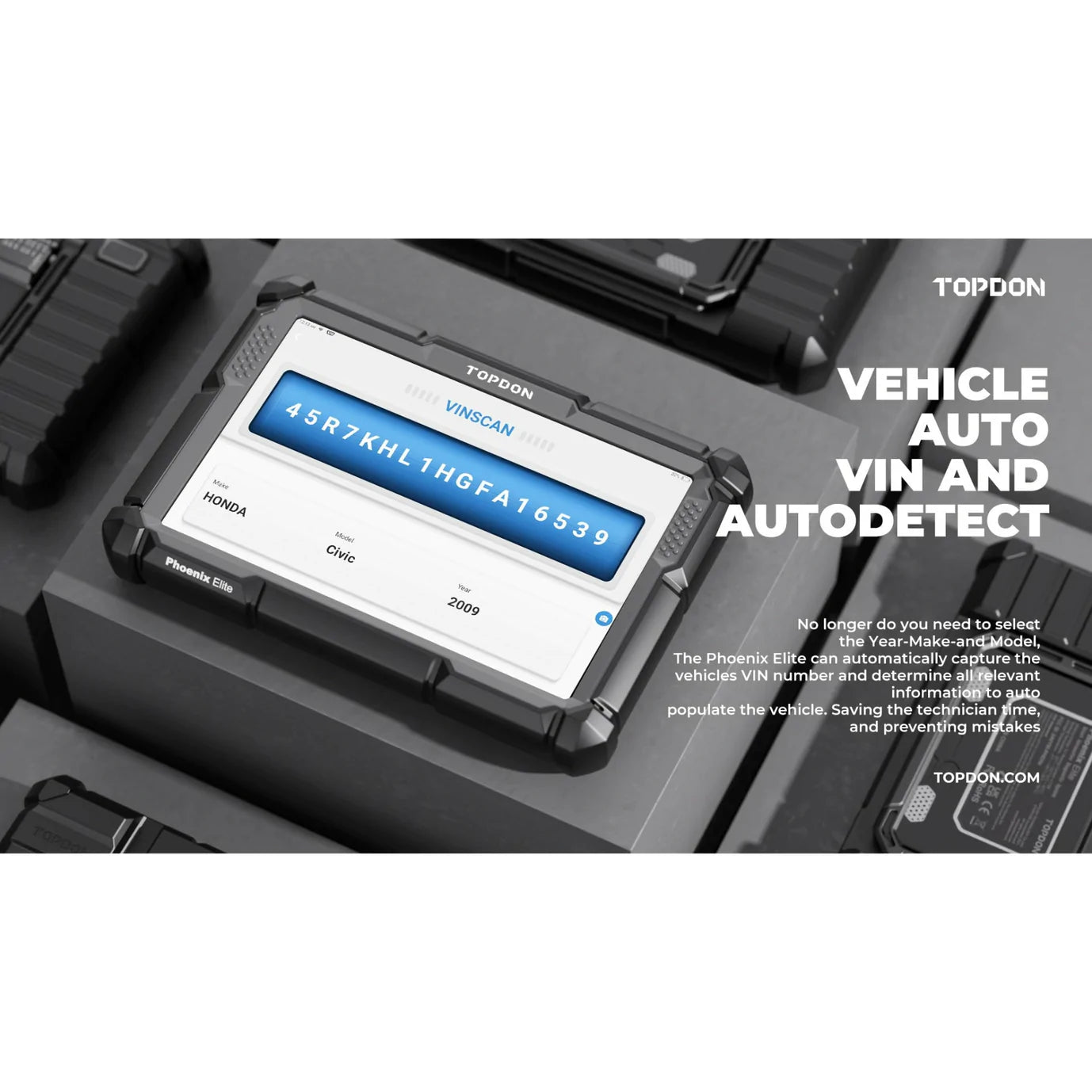 Topdon Phoenix Elite Professional Diagnostic Scan Tool3