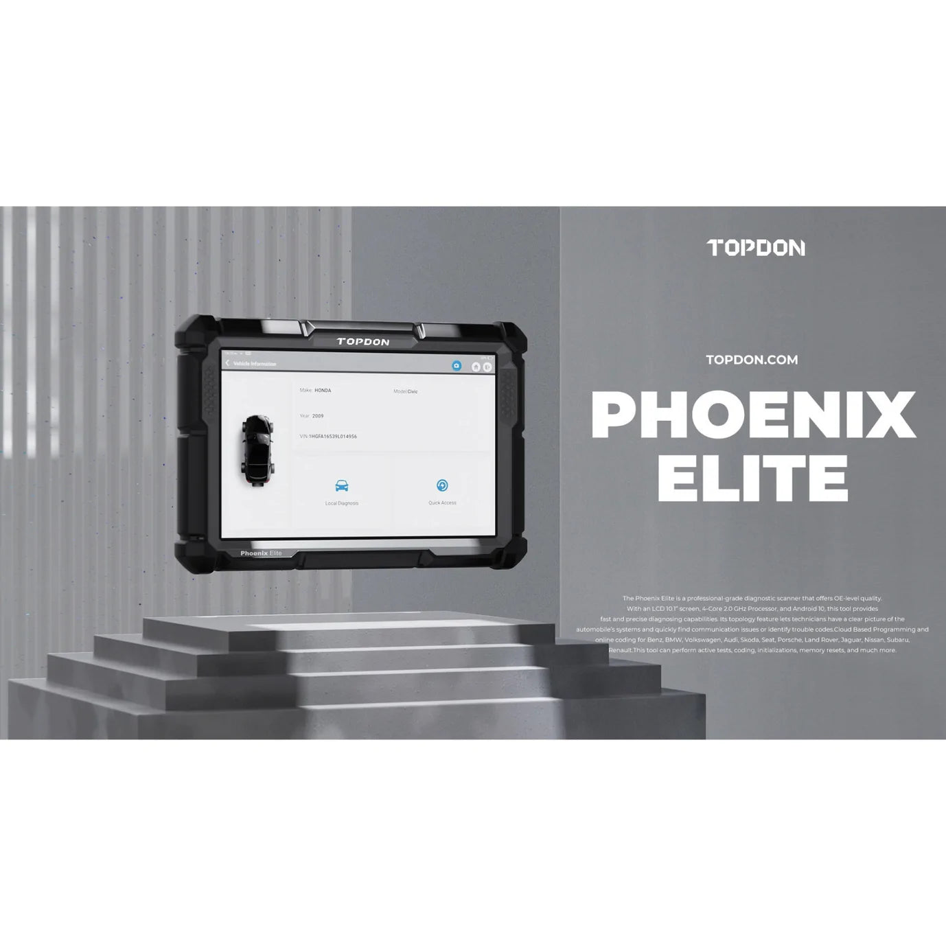 Topdon Phoenix Elite Professional Diagnostic Scan Tool